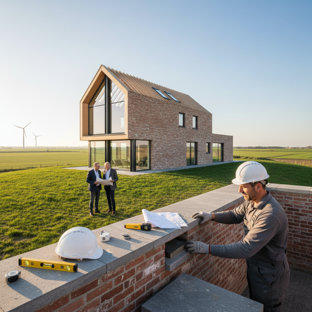 Realistische foto passend bij Architect West-Vlaanderen: vakmanschap en maatwerk voor uw bouwproject